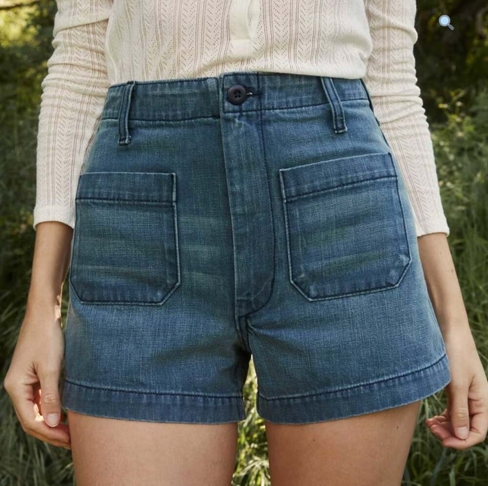 Doen Lane Denim Shorts in Rochelle Wash ASO Mehgan Markle Size 26